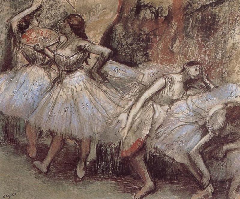 Edgar Degas Dance have a break France oil painting art